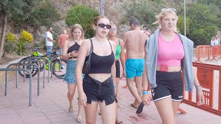 Lloret De Mar SPAIN  Night Life And Best Beaches Walking Tour [upl. by Reiners]