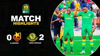 HIGHLIGHTS  Al Merrikh 02 Yanga Africans  Second Round  1st Leg  202324  totalenergiescafcl [upl. by Lanctot]