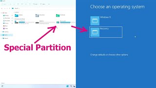 How to create a special partition for Windows 11 recovery [upl. by Granoff]