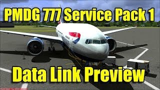 FSX PMDG 777 DATA LINK BETA [upl. by Molloy]