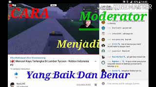 Cara Menjadi Moderator Youtube Live Chat Yang Baik Dan Benar [upl. by Rancell200]