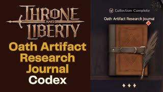 Oath Artifact Research Journal Codex Throne and Liberty Near Watchers Post [upl. by Leur]