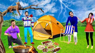 Bachelors Night Camping In Jungle Biryani Smell Attracted Animals Hindi Kahaniya  Stories in Hindi [upl. by Greenwald]