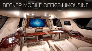 BECKER CADILLAC ESCALADE ESV MOBILE OFFICE LIMOUSINE [upl. by Miller723]