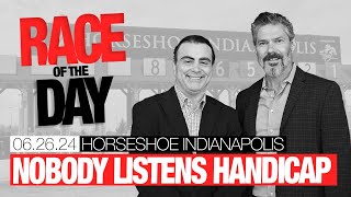 DRF Wednesday Race of the Day  Nobody Listens Handicap  June 26 2024 [upl. by Jecoa]