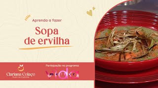 Sopa Cremosa de Ervilha Receita Simples e Saborosa para Dias Frios [upl. by Atilegna]