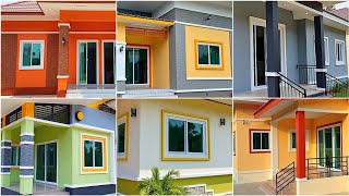 Top 400 House Painting Colours Outside 2025 Exterior Wall Paint Color Combinations amp Ideas P3 [upl. by Nelad393]