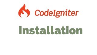 Codeigniter Tutorial 1 Installation Server [upl. by Baten]