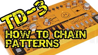 Behringer TD3 How to use the Track Mode Combine Patterns [upl. by Ataga]