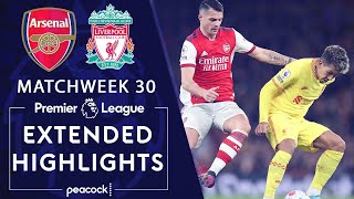 Arsenal v Liverpool  PREMIER LEAGUE HIGHLIGHTS  3162022  NBC Sports [upl. by Ahtebbat103]