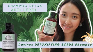 Shampoo ANTI LEPEK  Review Davines Detoxifying Scrub Shampoo [upl. by Eojyllib]