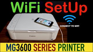 Canon Pixma MG3600 WiFi SetUp Setup iPhone Scanning [upl. by Libnah]