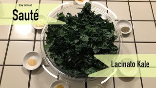 How to Make Sauté Lacinato Kale  Cooking w Mr Belle [upl. by Humble]