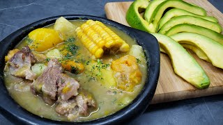 delicioso SANCOCHO colombiano al estilo de Rosita Cocina  como hacer sancocho  receta de sancocho [upl. by Estelle]