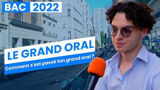 Grand oral 2022  “Les questions du jury n’étaient pas très compliquées ” [upl. by Artimid]