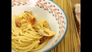 Spaghettoni alla Carbonara  Ricetta Veloce [upl. by Brandice]