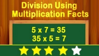 Learn Multiplication and Division  Division Using Multiplication Facts [upl. by Herc]