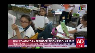 Hoy comenzó la preinscripción escolar 2025 [upl. by Elvera]