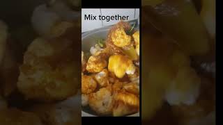 cauliflower and fish curry [upl. by Denton]