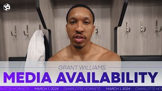 Hornets vs 76ers Grant Williams Postgame Media Availability  312024 [upl. by Kafka]