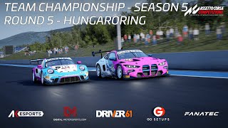 RCI TV  Team Championship  Round 5  Hungaroring  PRO  Live Commentary [upl. by Ifill]