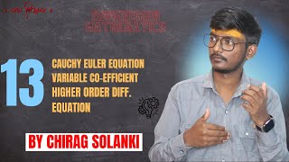 CAUCHY EULER EQUATIONENGINEERINGMATHS2 by Chirag Solanki [upl. by Ahcropal]