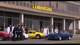 Ferrari vs Lamborghini Frank Grillo amp Gabriel Byrne  Lamborghini The Man Behind the Legend 2022 [upl. by Ymac]