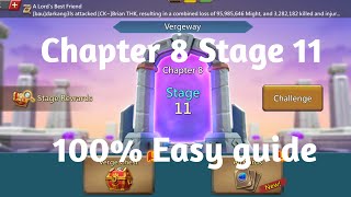 Lords mobile Vergeway chapter 8 stage 11 easiest guide [upl. by Buhler]