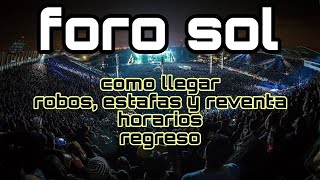 consejos para tu visita al foro sol ¿como llegar y que hacer rumbo a rammstein forosol rammstein [upl. by Elockcin]