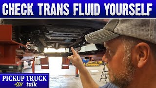 How to Open Check and Fill Chevy Silverado 1500 Transmission Fluid [upl. by Quita499]