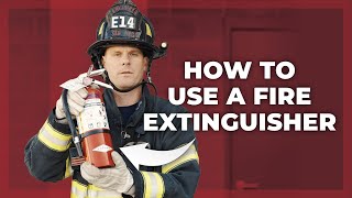 How to Use a Fire Extinguisher [upl. by Rosel]