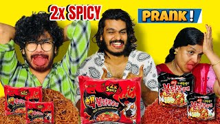 EXTREME SPICY NOODLES PRANK KOCHU🥵 [upl. by Carmina]