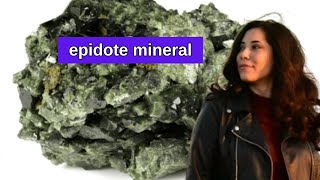 epidote mineral  formation of epidote mineral  properties of epidote mineral [upl. by Joachima]