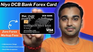 Niyo DCB Bank Debit Card Review  Best Forex Card with Zero Forex Markup Fees [upl. by Esyla]