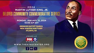 Martin Luther King Jr Beloved Community Commemorative Service  January 15 2024 [upl. by Romalda960]