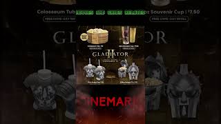 Cinemark Gladiator 2 Merchandise popcorn movies merchandise popcornbucket gladiator2 [upl. by Naghem]