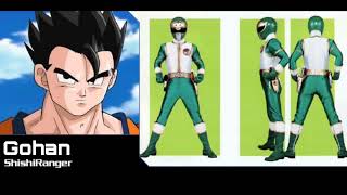 Dragon Ball Z crossover Gosei Sentai Dairanger [upl. by Nuahsyar]