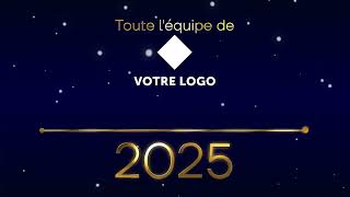 Cybercarte bonne année entreprise 2025 FX155  Vidéostorytelling by Néologis [upl. by Lerret]