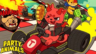 THEY ADDED MARIO KART TO PARTY ANIMALS  Party Animals [upl. by Coady201]