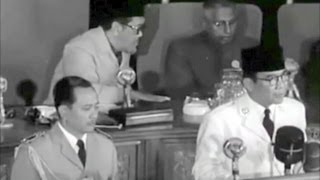 President Sukarno Opening Speech at the Bandung Conference 1955 Indonesia [upl. by Halyak]