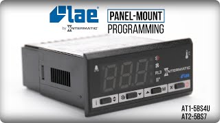 How to Program an LAE by Intermatic PanelMount Digital Temperature Controller [upl. by Iztim]