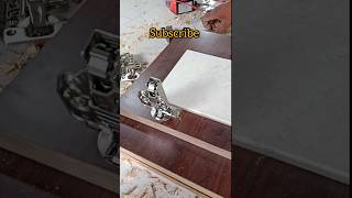 auto hinges kaise lagayeauto hinges woodworkingtips woodwork [upl. by Houlberg826]