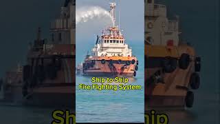 Ships Fire Fighting System ships sea ships firefighter seaman [upl. by Elleinahc]