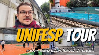 TOUR pela UNIFESP  Conheça a Universidade Federal de São Paulo [upl. by Htennek]