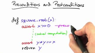 Pre and PostConditions  Software Debugging [upl. by Selinda]