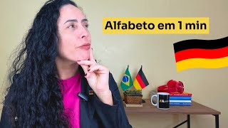 Das Alphabet em 1 min 🇩🇪 ⏰ [upl. by Namolos]