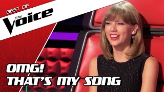 TOP 10  BEST TAYLOR SWIFT covers in The Voice [upl. by Nama]