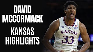 David McCormack Official Kansas Jayhawks Highlights [upl. by Kennie]