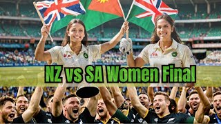 women world cup 2024  highlights womens t20 world cup 2024  nz vs sa women final highlights [upl. by Suinotna]