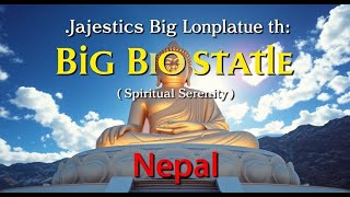 🕉️ Majestic Big Buddha Statue at Muktinath  Spiritual Serenity in Nepal 🇳🇵 [upl. by Tomlinson]